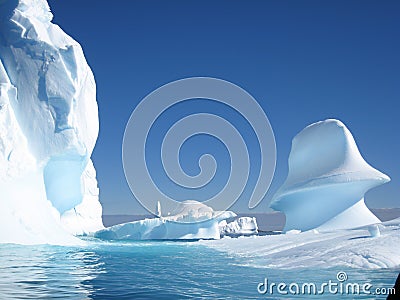 Iceberg sculpture