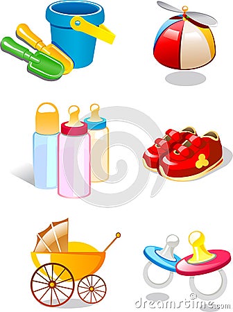 Icon Set Baby Toys