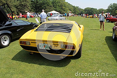 Iconic lambo at car event