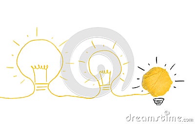 Idea and innovation concept