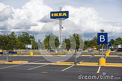 Ikea parking lot