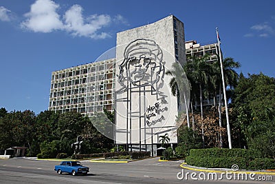 Image of Che Guevara in Havana, Cuba
