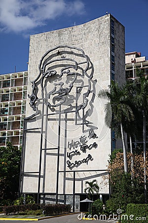 Image of Che Guevara in Havana, Cuba