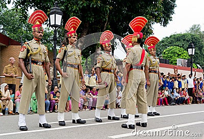 India-Pakistan border closing ceremony