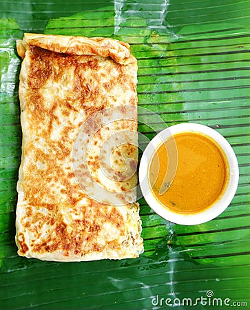 Indian cooking Murtabak ethnic food