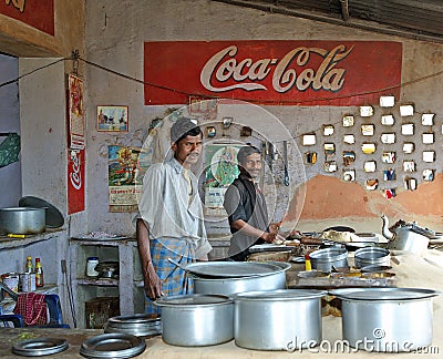 Indian cooks and Coca Cola