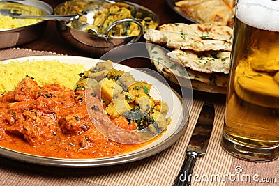 Indian Curry Meal Food Dinner