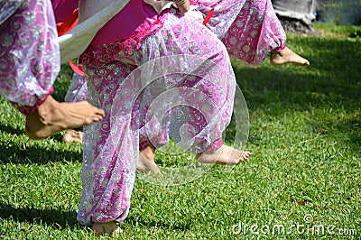 Indian dancers feet
