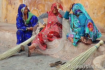 Indian ladies. Rajasthan, India.