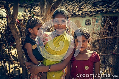 Indian poor children