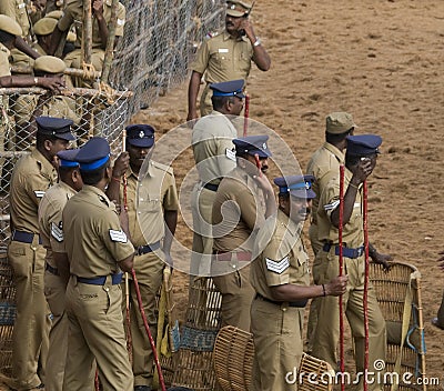 Indian riot police