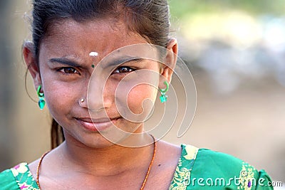 Indian Rural Teenage Girl