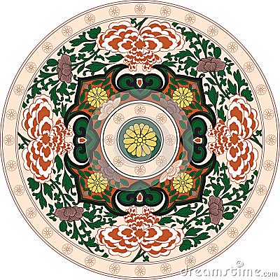  - indian-traditional-pattern-color-flower-mandala-31703203