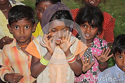 Indian Village Children