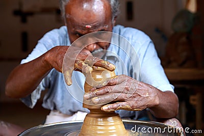 Indian Village Potter