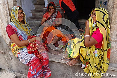 Indian women talking
