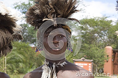 Indigenous Dancer in Africa