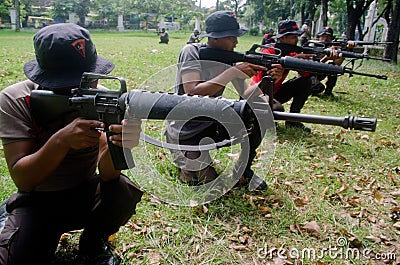 INDONESIA POLICE ANTI GUERILLA COURSE