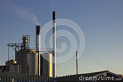 Industrial chimneys and air pollution