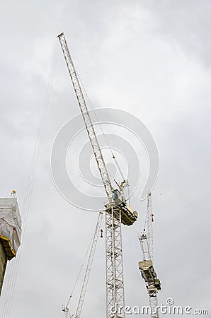 Industrial construction crane