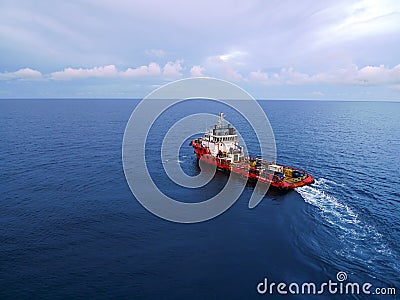 Industrial Crew and Supply Boat for Oil and Gas Of