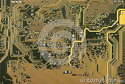 Industrial hi tech circuit background