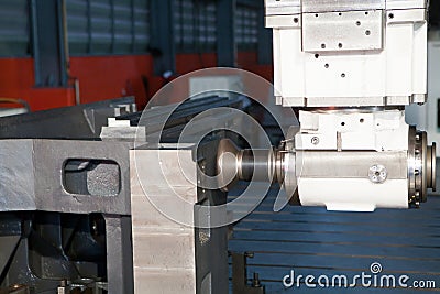 Industrial metal machining cutting process of blank detail by mi