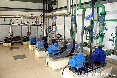 Industrial pumps, pipes and valves