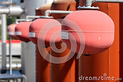Industrial thermal plant heating system boiler