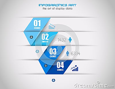 Infographics background to display your data