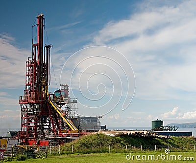 Inland Oil Drill Rig