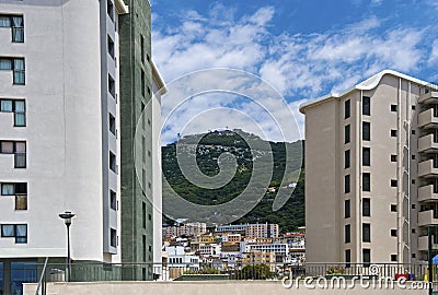 Inner city of Gibraltar