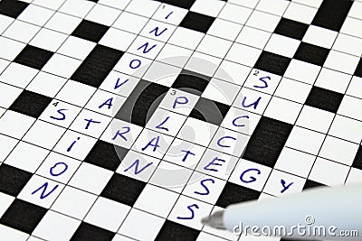 Innovation, Strategy, Plan, Success Crossword