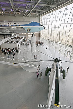 Inside the Air Force One Pavilion