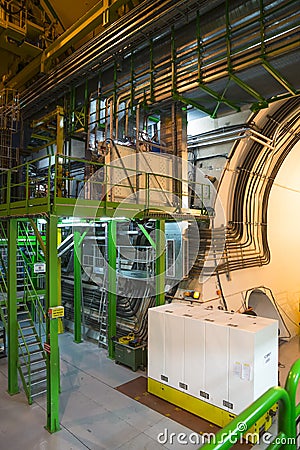 Inside building in cern