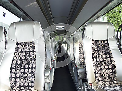 Inside of bus