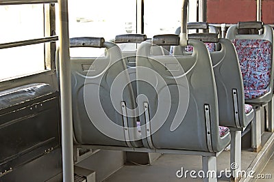 Inside of the bus