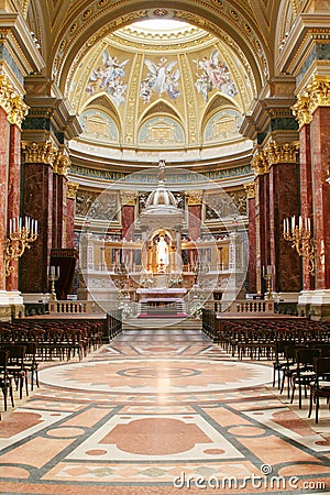 Inside of a cathedral