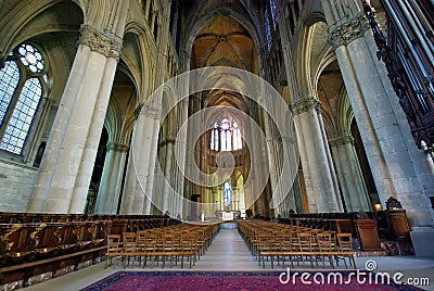 Inside cathedral