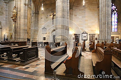 Inside Cathedral Prague