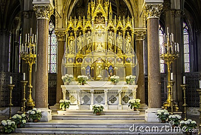 Inside Cathedral, Vienna, Austria