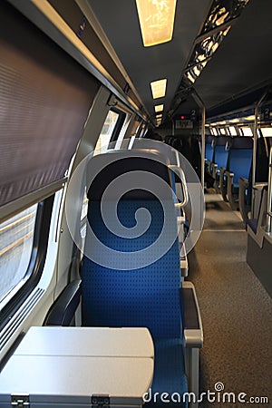 Inside a Passenger Train