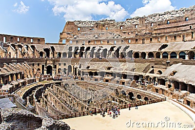 Inside the Rome Colosseum