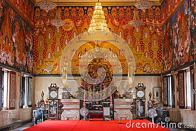 Inside Wat Hua Lamphong Thai Temple