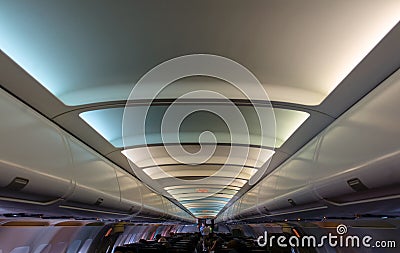 Interior airplane