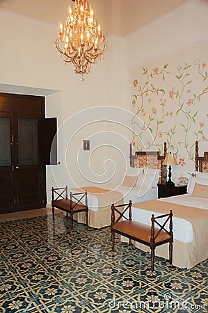 Interior Bedroom in Merida Mansion