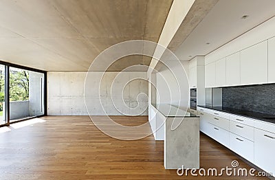 Interior, kitchen view