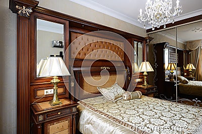 Interior of a luxury bedroom