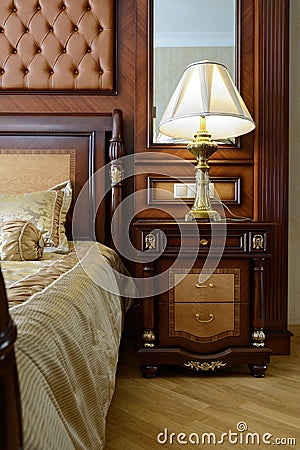 Interior of a luxury bedroom