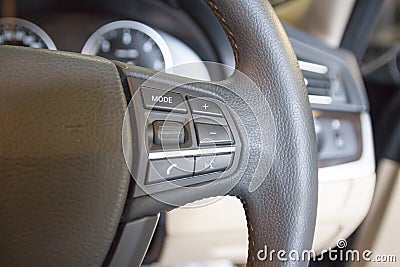 Interior view of car